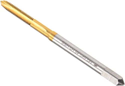 Miniatura 12 de Tapones de punta en espiral, rosca métrica M2 x 0.4, acero de alta velocidad 6542 con revestimiento de titanio, 1 pieza