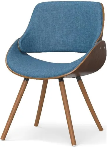 Miniatura 20 de SIMPLIHOME Malden - Sillas de comedor – Silla de cocina tapizada con marco de madera curvada y tela tejida en verde ácido, asiento de comedor