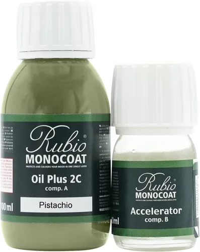 Miniatura 130 de Rubio Monocoat Tinte y acabado para madera de 650 pies cuadrados - Niebla Oil Plus 2C Aceite de linaza de secado rápido, ecológico