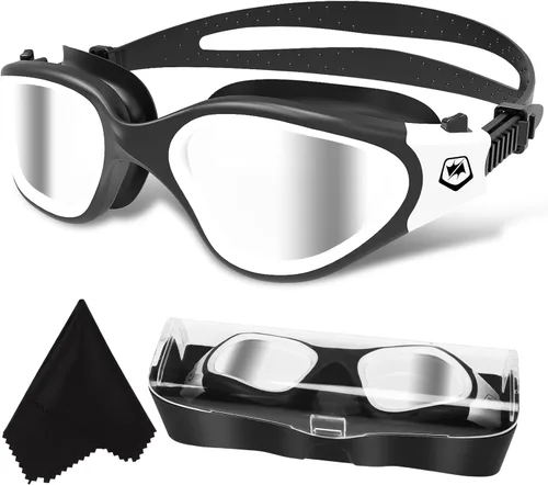 Miniatura 23 de WIN.MAX - Goggles de natación polarizados, antivaho, antirrayos ultravioleta, sin filtraciones y con visión clara para hombres, mujeres, adultos