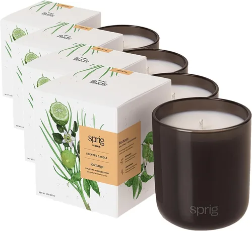 Miniatura 8 de Sprig by KOHLER - Vela de aromaterapia para dormir con lavanda y vainilla, cera de soja 100% natural, aroma relajante y pacífico, regalo