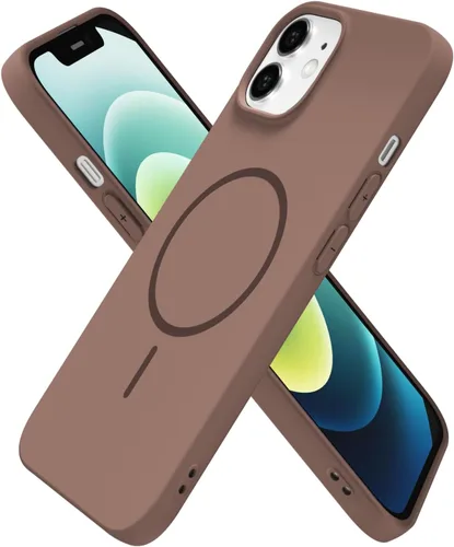 Miniatura 91 de oakxco Funda de silicona Mag Safe para iPhone 17 Pro Max, funda magnética delgada y fina compatible con carga inalámbrica MagSafe, bonita funda Negro
