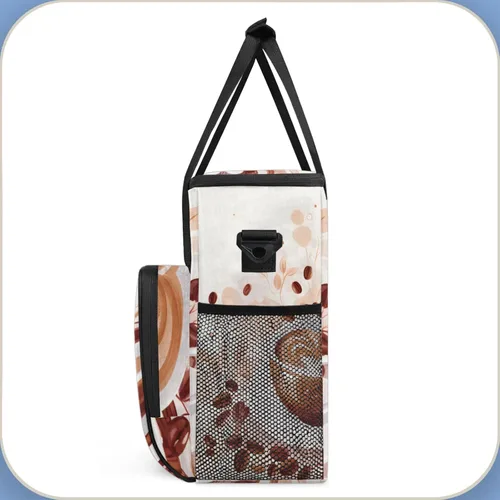 Miniatura 4 de Bolsa de viaje para cafetera Keurig K-Mini/K-Mini Plus con aislamiento impermeable con bolsillos para K-Cup portátil de una sola porción