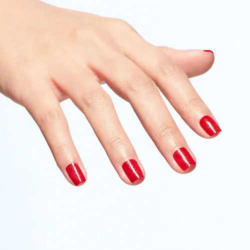 Miniatura 4 de OPI Nail Lacquer Nail Polish Opaque Bright Red Shimmer Chip Resistant Nail Polish Fast Drying, Streak Free
