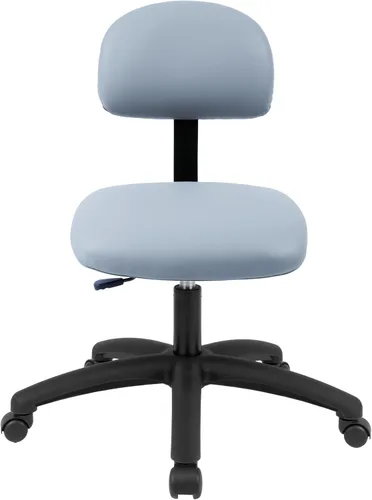 Miniatura 28 de Serie FSS Silla de asiento cuadrado de altura baja (43.2 cm - 55.9 cm) de asiento. Vinilo de tela - para oficina, garaje, escritorio, taller