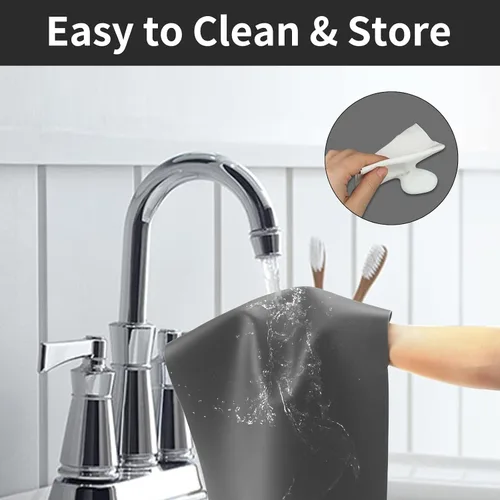 Miniatura 5 de Tapete de silicona súper grande, 120 x 24 pulgadas, tapete de silicona para encimera de cocina, tapete antideslizante resistente al calor, tapete