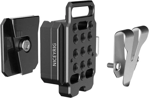 Miniatura 10 de NICEYRIG Placa base de liberación rápida con kit de ensamblaje V-Lock, para Arca estándar multiusos placa base de cámara aplicable para batería