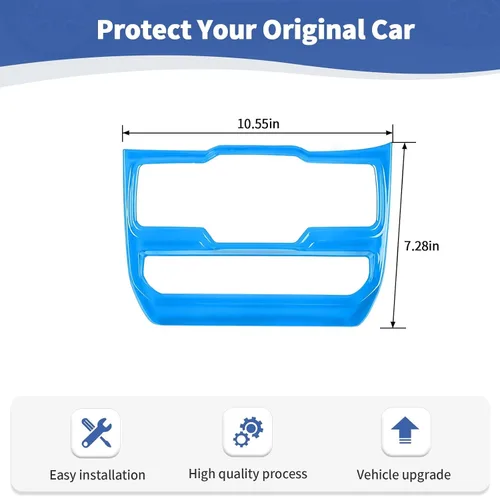 Miniatura 6 de RT-TCZ Cubierta de panel de interruptor de ventana para Jeep JL JLU Gladiator JT 2018-2024 Baby Blue Accesorios interiores