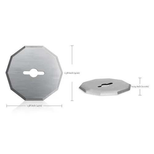 Miniatura 5 de Cuchillas rotativas de repuesto compatibles con tijeras eléctricas inalámbricas Worx WX082L 4V ZipSnip, cuchillas de repuesto WA2300 compatibles