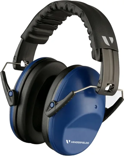 Vanderfields - Protectores de oídos para niños, orejeras con cancelación de ruido, auriculares para niños, autismo, niños pequeños, niños Azul-Marino