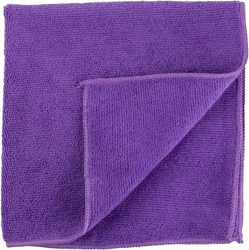 Miniatura 11 de Restaurantware Clean Tek - Paños de limpieza profesionales de 16 x 16 pulgadas, 10 toallas de microfibra sin pelusas, altamente absorbentes, no Azul