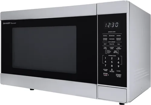 Miniatura 12 de SHARP Horno microondas para encimera con plato giratorio extraíble de 13.6 pulgadas, 1100 vatios, 1.6 pies cúbicos, acero inoxidable