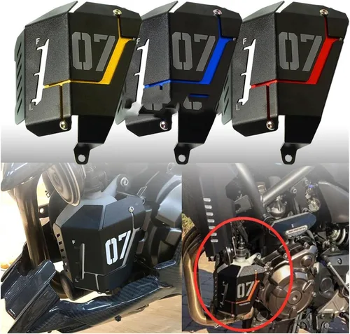 Miniatura 3 de Cubierta protectora para parrilla de radiador para Yamaha y ha MT-07 MT07 FZ MT 07 2014-2020 2018 2019 2017 2015 2016 FZ-07