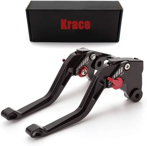 Krace Palancas de freno de embrague ajustables CNC para motocicleta, par de palancas de freno de rombo 3D, ajuste para Honda Z125 monkey bike