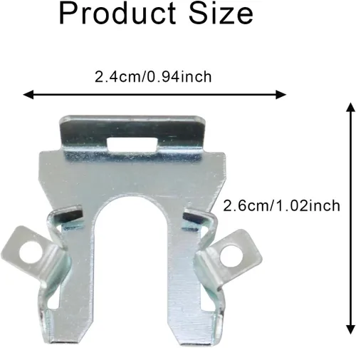 Miniatura 2 de Carcasa de faro ajustando pivote con clips de retención de acero compatible con Ford F250 F350 F450 Bronco Lincoln Mercury F2AB13N020AA MMO05268 12
