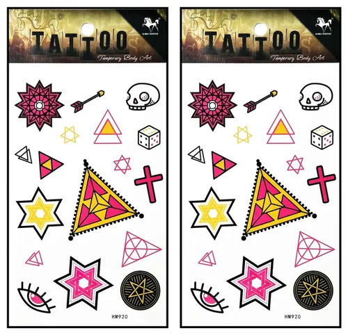 Miniatura 16 de Tatuajes 2 hojas de fantasía ángel águila pájaro alas temporales tatuajes adhesivos falsos cuerpo brazo pecho hombro tatuajes para adolescentes, 32.