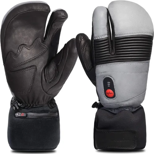 SAVIOR HEAT Guantes de esquí con calefacción, batería recargable eléctrica, para hombres, mujeres, niños, invierno, snowboard, motocicleta,