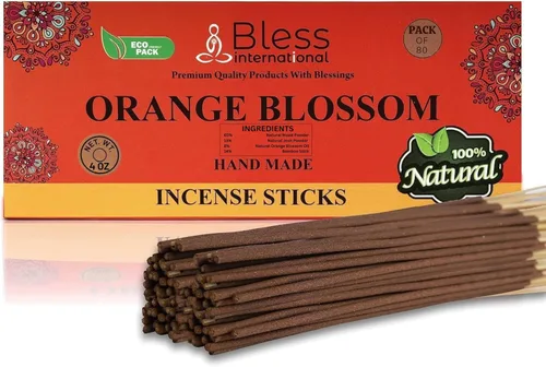 Miniatura 46 de Bless International varillas de incienso 100 % natural hechas a mano, sumergidas a mano, el mejor aroma Incienso y mirra