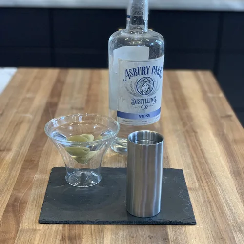 Miniatura 6 de Outset Herramienta de bartending de doble pared, medidor de cóctel, 2 en 1, 1 oz y 2 onzas, acero inoxidable