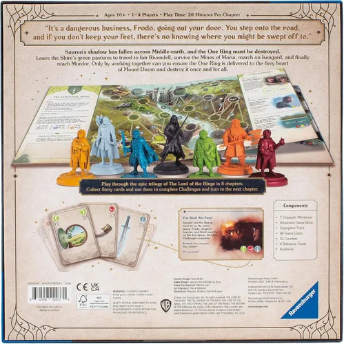 Miniatura 6 de Juego de Libro de Aventuras de El Señor de los Anillos Jugabilidad Cooperativa Inmersiva Formato Innovador de Libro por Capítulos Sistema