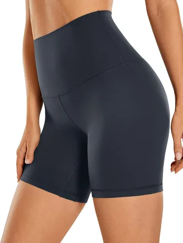 Miniatura 10 de CRZ YOGA Butterluxe Super High Waist Biker Shorts 6"- Yoga Workout Womens Buttery Soft Over Belly