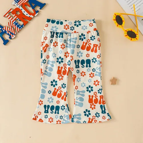 Miniatura 25 de Conjunto de sudadera con cuello redondo y estampado de pastel de calabaza para niña, camiseta y pantalones acampanados