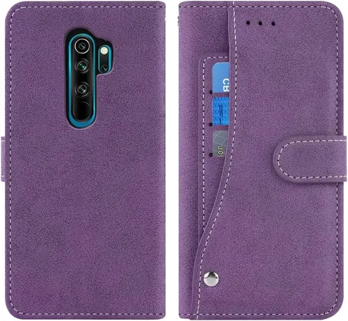 Miniatura 6 de Asuwish Compatible con Xiaomi Redmi Note 8 Pro Wallet Case y protector de pantalla de vidrio templado, soporte para tarjeta de crédito, soporte