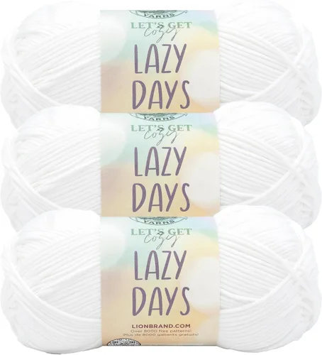 Miniatura 27 de Lion Brand Lazy Days - Ovillo de lana para principiantes, para tejer, ganchillo y manualidades, color Bluebell, 1 unidad
