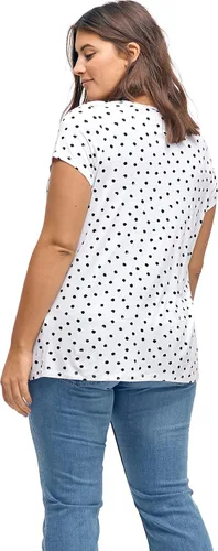 Miniatura 3 de Ellos Camiseta de manga casquillo estampada de talla grande para mujer