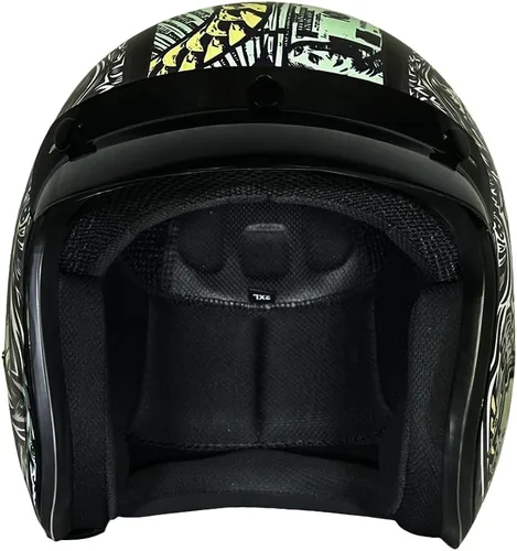 Miniatura 15 de Daytona Helmets Casco de motocicleta de cara abierta de 3/4, aprobado por DOT, ligero y cómodo, diseño vintage para scooter, crucero y bicicletas