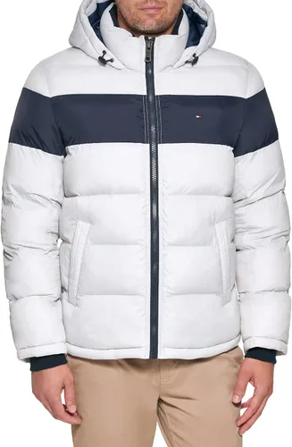 Miniatura 28 de Tommy Hilfiger - Chaqueta acolchada con capucha de relleno alternativo para hombre (tallas estándar y para personas grandes y altas)