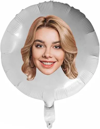 Miniatura 9 de Globo personalizado con cara, fotos personalizadas, globos de feliz cumpleaños, globos con nombre personalizado para regalos de fiesta de aniversario