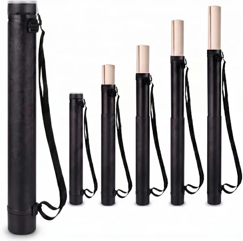 Miniatura 8 de Henoyso 1 Pcs Extendable Poster Tubes Bulk with Strap Blueprint Holder & Carrying Case for Maps, Documents, Artworks, Banners (XL)