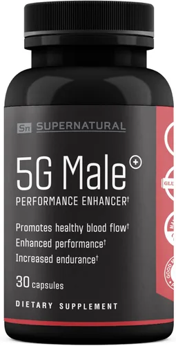 Miniatura 2 de Supernatural Man Suplemento potenciador de T natural masculino 5G para el flujo sanguíneo, la resistencia, la fuerza y la resistencia, ginseng, ajo