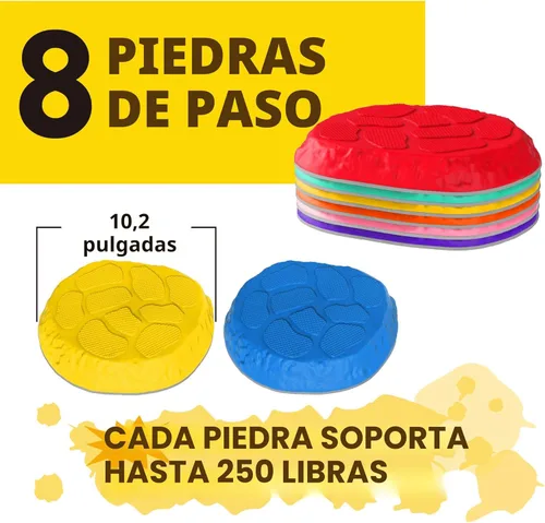 Miniatura 2 de Escalones para niños, 8/12 piezas duraderas, piedras de equilibrio antideslizantes para interiores y exteriores, juguetes para niños pequeños