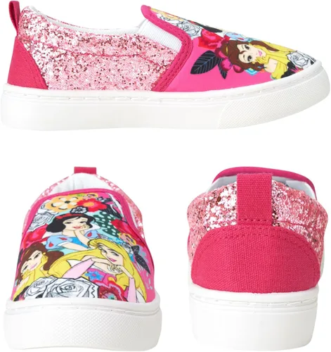 Miniatura 3 de Disney Tenis de princesa o Minnie Mouse para niña, zapatos sin cordones de Minnie Mouse para niñas (niños pequeñosniños grandes)