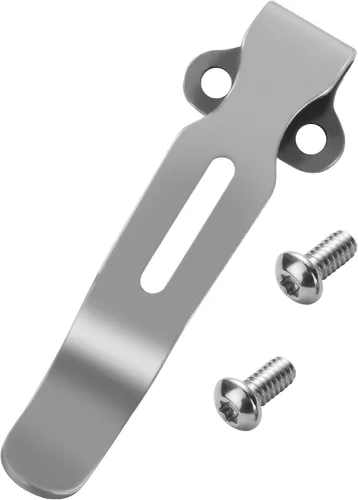 Miniatura 8 de Clips de bolsillo de transporte profundo con 2 tornillos, clip de bolsillo de acero inoxidable para benchmade Bugout 535 y más, acabado anodizado