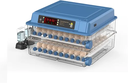 Miniatura 19 de Incubadoras automáticas para incubar huevos, capacidad para 6-256 huevos, control automático y ajustable de temperatura y humedad para pollo, pato