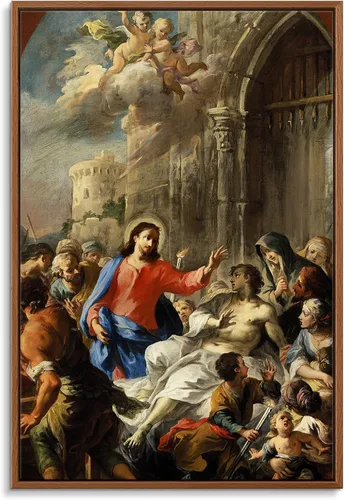 Miniatura 18 de Cuadro en lienzo con marco flotante para pared - El triunfo del cristianismo sobre el paganismo de Gustave Doré - 16 x 24 pulgadas