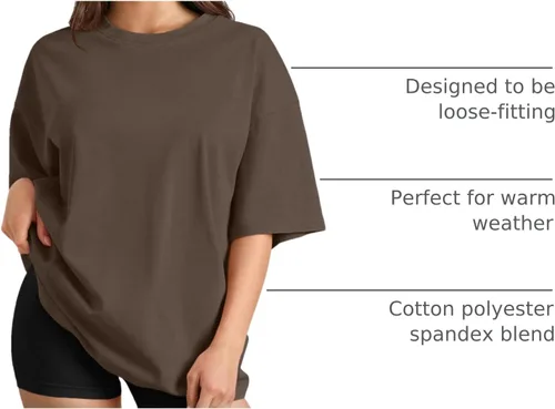 Miniatura 165 de Trendy Queen - Camisetas de entrenamiento de moda para mujer, camisetas atléticas de manga corta para verano y primavera, disponibles en tallas