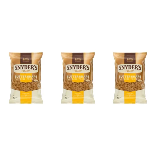 Miniatura 12 de Snyder's of Hanover Pretzels Butter Snaps de mantequilla, bolsa de 12 onzas