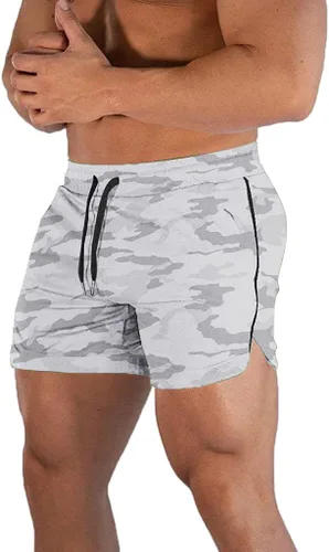 Miniatura 18 de EVERWORTH Pantalones cortos deportivos para hombre, pantalones cortos de entrenamiento para gimnasio, pantalones cortos casuales para correr