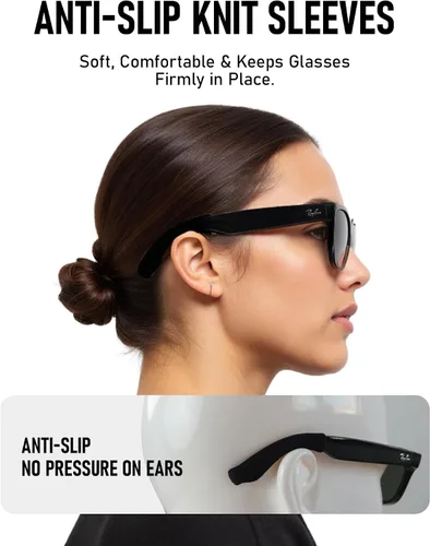 Miniatura 3 de Kit de accesorios para lentes inteligentes para RayBan/Oakley Meta Wayfarer/Headliner/Skyler, incluye funda de almacenamiento, 6 pares