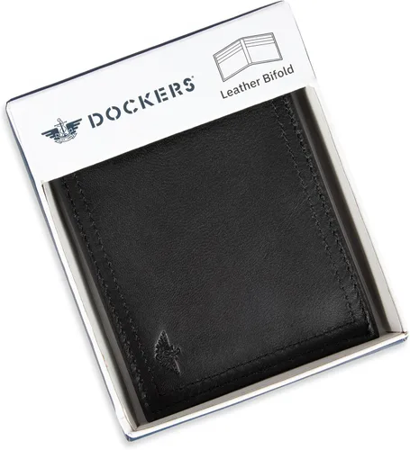 Miniatura 40 de Dockers Mens piel Capacidad extra Slimfold Bifold Wallet
