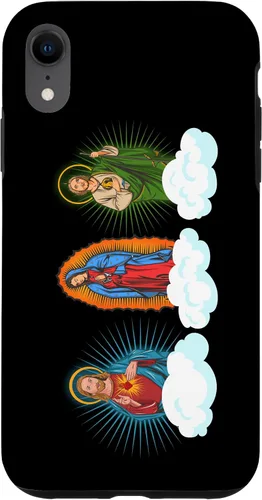 Miniatura 24 de iPhone 11 Pro Max Jesús, Virgen María y San Judas Tadeo En Nubes Caso