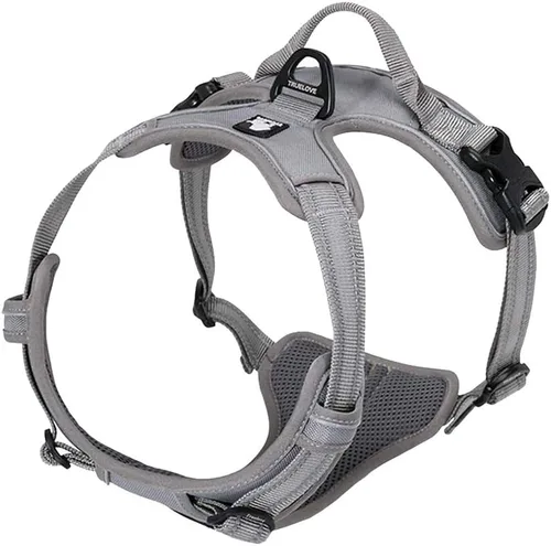 Miniatura 14 de Truelove TLH5651 - Arnés ajustable sin tirones para perro, chaleco reflectante para cachorros, control cómodo, colores brillantes (azul, M)