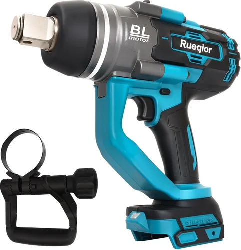 Miniatura 8 de Cordless Impact Wrench 1/2" Compatible with Makita 18V Battery, Impact Wrench 1000FT-LBS(1360N.m) High Torque Brushless Electric Impact Power Impact