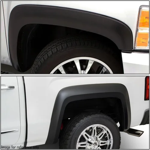 Miniatura 7 de DNA Motoring IF-10010-MBK 4 Piezas Guardabarros de Rueda Estilo OE Compatibles con 99-06 Silverado / 07 Silverado Classic 68.4", 78", 69.2", 96