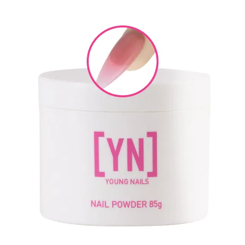 Young Nails Polvos acrílicos, velocidad. Creado para una consistencia impecable y una adherencia superior. El polvo de velocidad comienza a fijarse