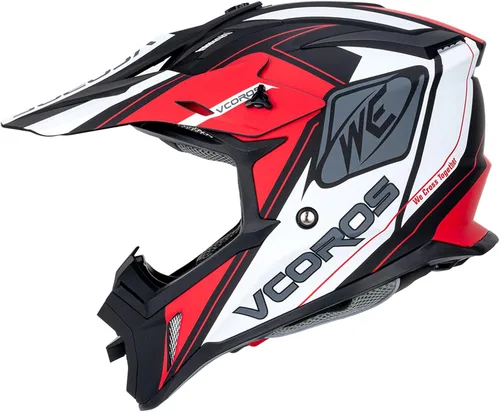 VCOROS H637 - Cascos de motocross para adultos, ATV, Dirtbike, BMX, MX, todoterreno, aventura, UTV, con certificación DOT